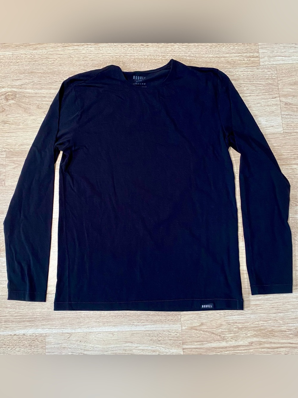 NO BULL Training T-Shirt Men’s L Black Long Sleeve Modal/Cotton/Lycra Tee Shirt